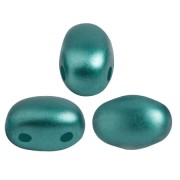 7x5mm Glass beads Samos® by Puca® - Pastel Emerald x10g|raw }}