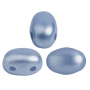 7x5mm Glass beads Samos® by Puca® - Pastel Light Sapphire x10g