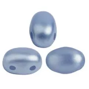 7x5mm Glass beads Samos® by Puca® - Pastel Light Sapphire x10g