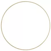 80mm Round link connector - Rough brass x1