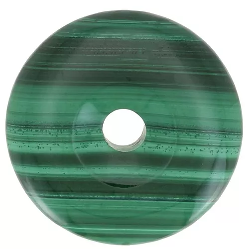 30mm gemstone Donuts - Malachite x1