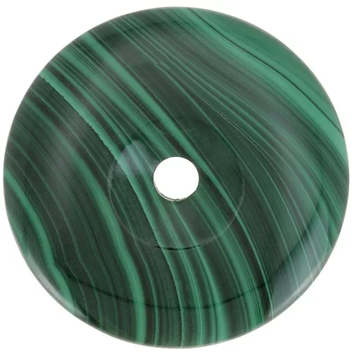 40mm gemstone Donuts - Malachite x1