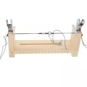 Wooden tool with braiding attachment - to make bracelet and necklace x1