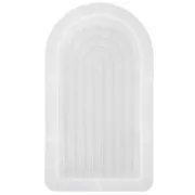 12x6.5cm Silicone Soap Mould - Rainbow - Transparent x1