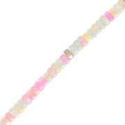 4x2mm Heishi dyed mother-of-pearl roundels - Multicoloured x39cm|raw }}