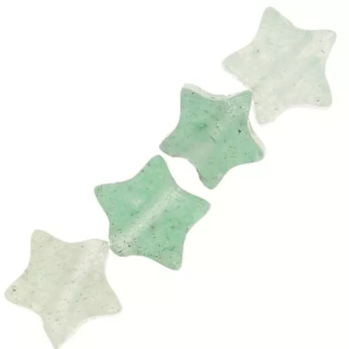 4mm Star gemstone beads - Aventurine x4