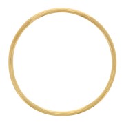 20mm Round irregular closed ring - Fine Gold plated x1|raw }}