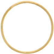 26mm Round irregular closed ring - Fine Gold plated x1|raw }}