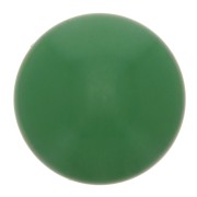 12mm Round opaque resin cabochon - Fir Green x1