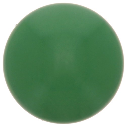 14mm Round opaque resin cabochon - Fir Green x1