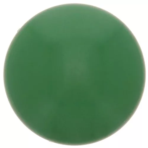 14mm Round opaque resin cabochon - Fir Green x1
