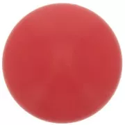 14mm Round opaque resin cabochon - Red x1