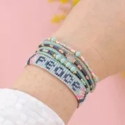 4mm Opaque resin beads - Fir Green x15