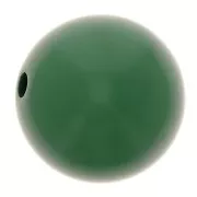 8mm Opaque resin bead - Fir Green x1