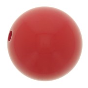 8mm Opaque resin bead - Red x1|raw }}