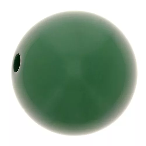 10mm Opaque resin bead - Fir Green x1