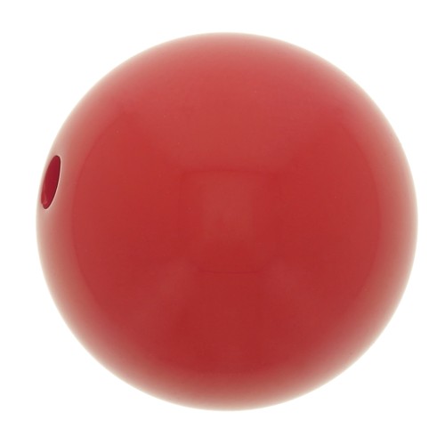 10mm Opaque resin bead - Red x1