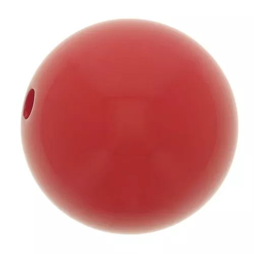 10mm Opaque resin bead - Red x1