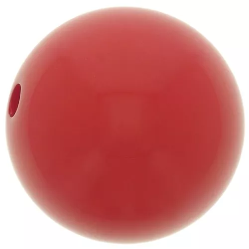 12mm Opaque resin bead - Red x1