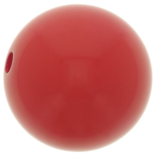 14mm Opaque resin bead - Red x1