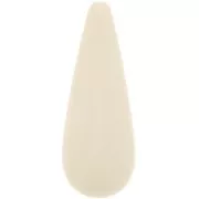 40x16mm resin Pear bead - Beige x1