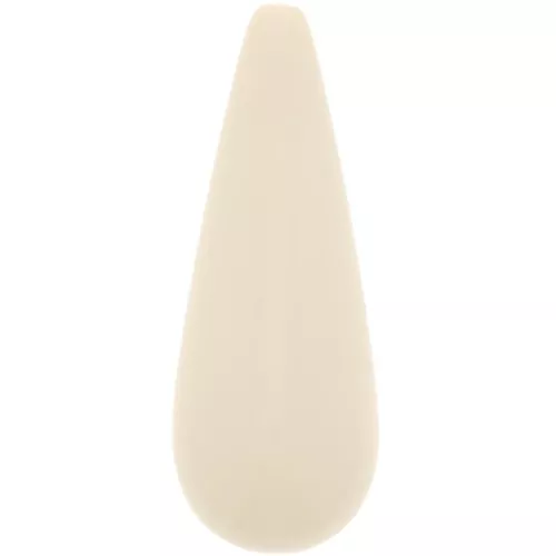 40x16mm resin Pear bead - Beige x1