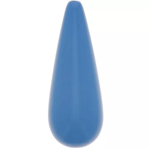 40x16mm resin Pear bead - lapis Blue x1