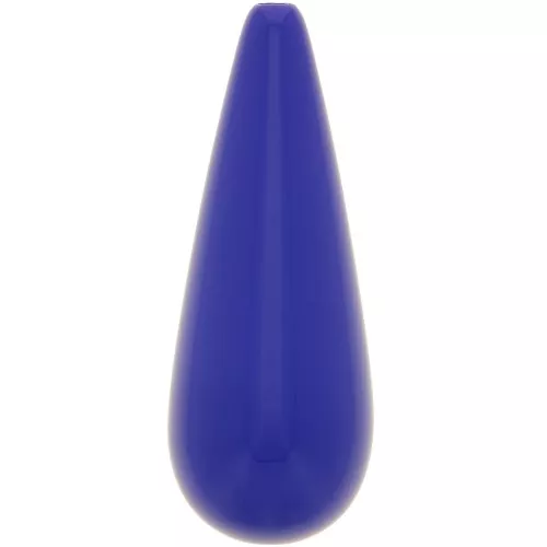 40x16mm resin Pear bead - Royal Blue x1