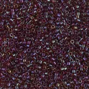Miyuki Delica 11/0 DB1751 - Red Lined Topaz AB x8g