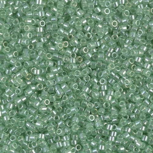 Miyuki Delica 11/0 DB1483-1 - Transparent Mint Luster x8g