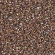 Miyuki Delica 11/0 DB1732 - Cocoa Lined Crystal AB x8g|raw }}