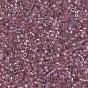 Miyuki Delica 11/0 DB1745 - Sparkling Antique Rose Lined Crystal AB x8g