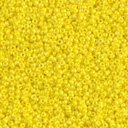 Miyuki Seed Beads 15/0 0472 - Opaque Yellow AB x8g