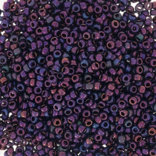 Miyuki Seed Beads 15/0 0469 - Metallic Bronze Eggplant Iris x8g