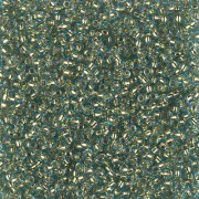 Miyuki Seed beads 11/0 953 - 24kt Gold Lined Light Aqua x5g|raw }}