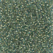 Miyuki Seed beads 11/0 953 - 24kt Gold Lined Light Aqua x5g