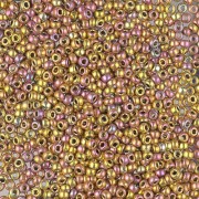 Miyuki Seed beads 11/0 1985 - 24kt Pink Gold Iris x5g|raw }}