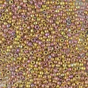 Miyuki Seed beads 11/0 1985 - 24kt Pink Gold Iris x5g