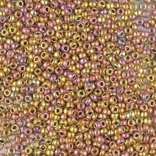 Miyuki Seed beads 11/0 1985 - 24kt Pink Gold Iris x5g