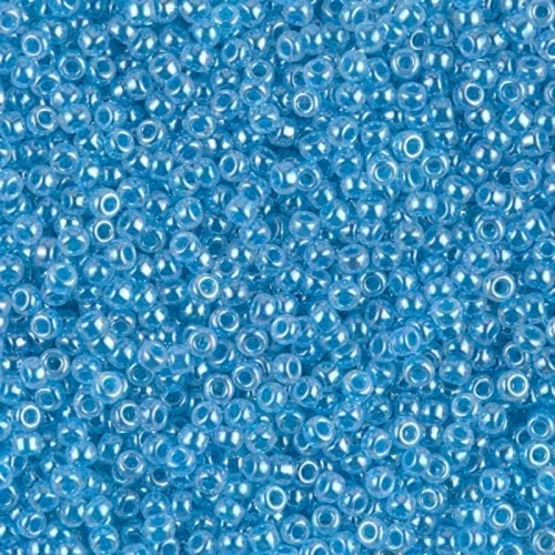 Miyuki Seed beads 11/0 537 - Blue Ceylon x8g