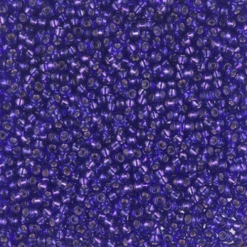 Miyuki Seed beads 11/0 1446 - Dyed Silverlined Red Violet x8g