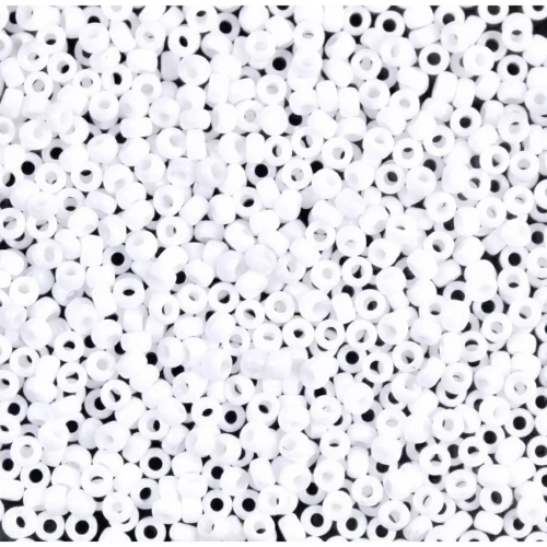 Miyuki Seed beads 11/0 402F - Opaque White Mat x8g