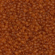 Miyuki Seed beads 11/0 133F - Mat Transparent Topaz x8g|raw }}
