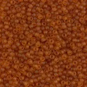 Miyuki Seed beads 11/0 133F - Mat Transparent Topaz x8g