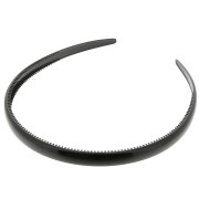 9.5mm Customisable Soft Plastic Headband - Black x1