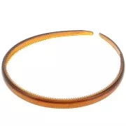 9.5mm Customisable Soft Plastic Headband - Marbled amber x1
