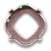 Cabochon setting 4470 square-shaped 10mm Copper-colored|raw }}