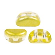 6x3mm Kos® Glass beads by Puca® - Ice Slushy Pineapple x10g|raw }}