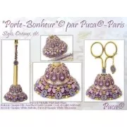 Biodegradable polymer holder to be decorated by Puca® - Jules - 22x27 mm x1