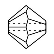 3mm Preciosa Crystal Bicones - MC Bead Rondell - Limecicle AB x30